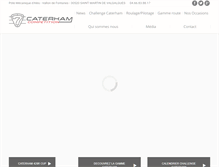 Tablet Screenshot of caterham.fr