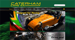 Desktop Screenshot of caterham.co.za