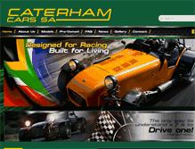 Tablet Screenshot of caterham.co.za